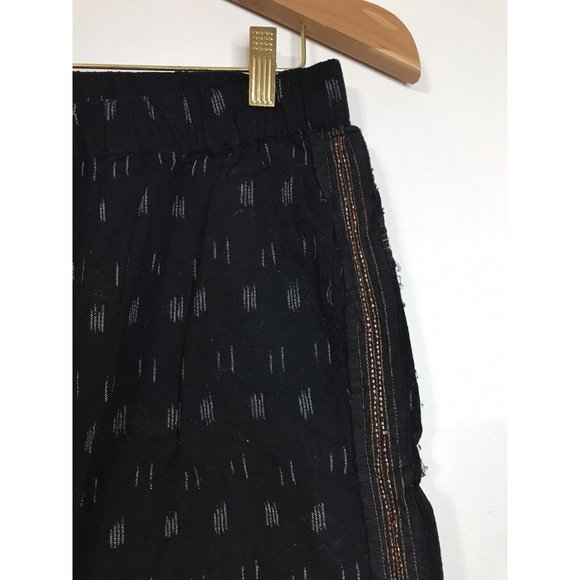 Anthropologie Women's XS Black Boho Black Bronze Beaded Pants - Picture 2 of 7